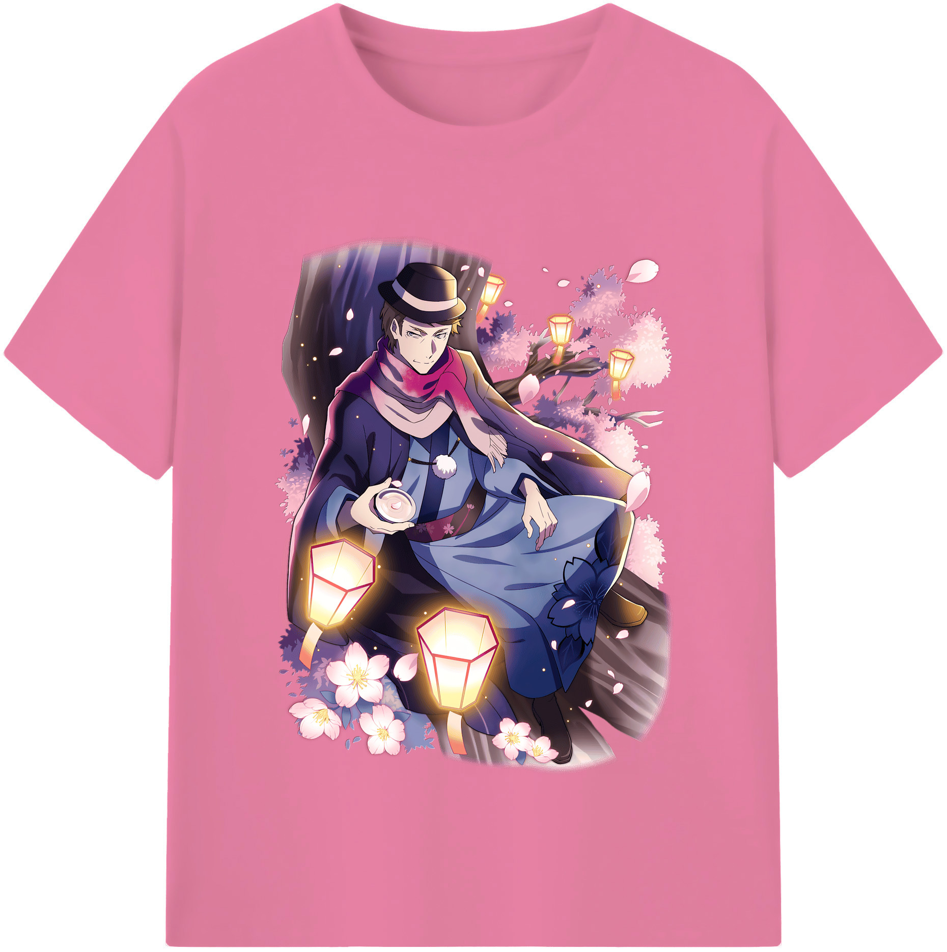 （画像用） 文豪ストレイドッグス Bungo Stray Dogs 綿100％半袖Tシャツ（フロントプリント）